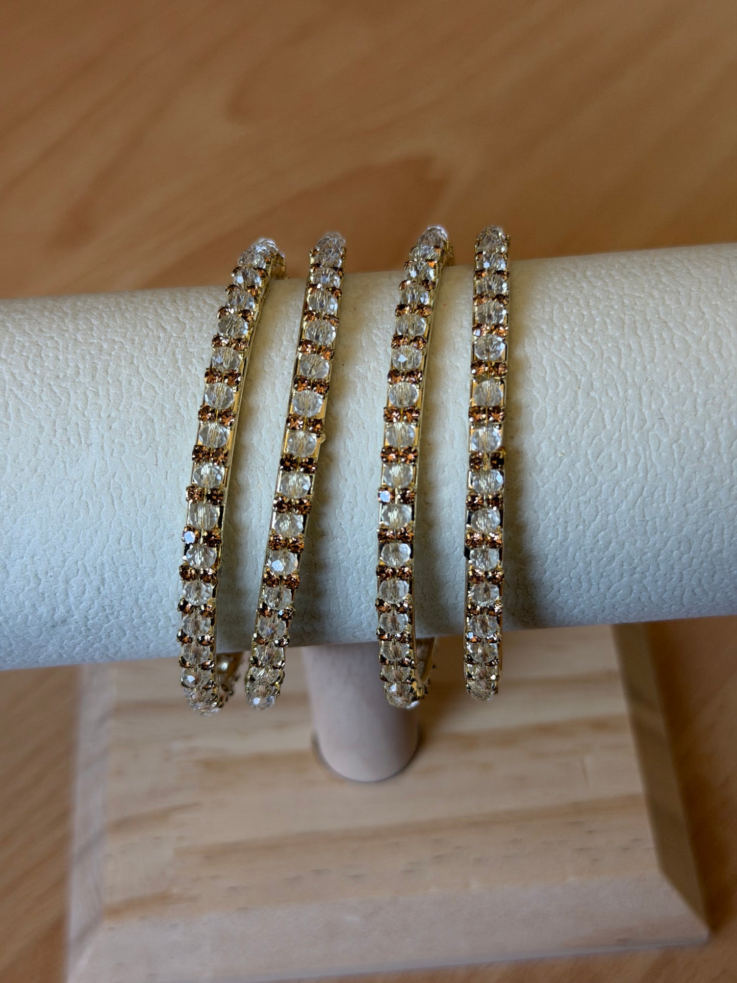 Crystal Bangles Set