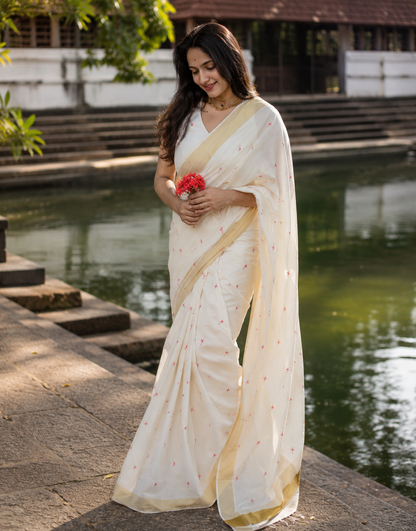 Thechi Cotton Saree