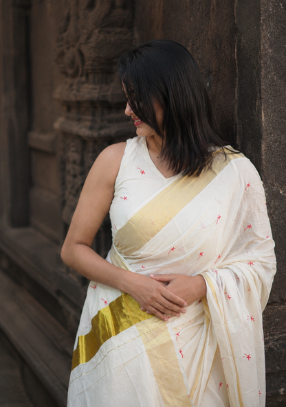 Thechi Cotton Saree