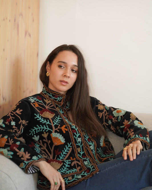 Midnight Glow Suzani Jacket