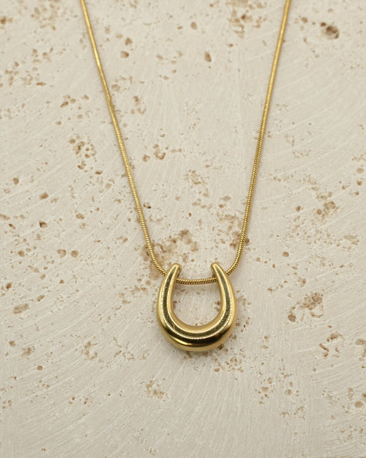 Golden Date Glow Necklace